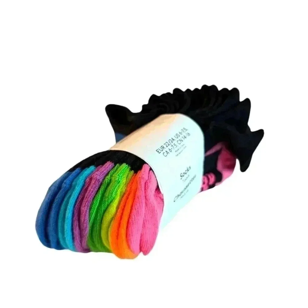 NWT H&M Girls' Toddler Colorful Low Cut Socks SZ 6-7.5